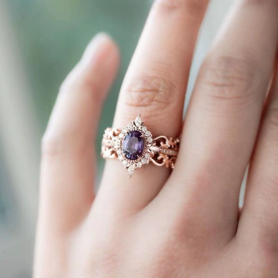 (跨境贸易) fashionable universal wedding ring with zircon, аксессуар, французский стиль
