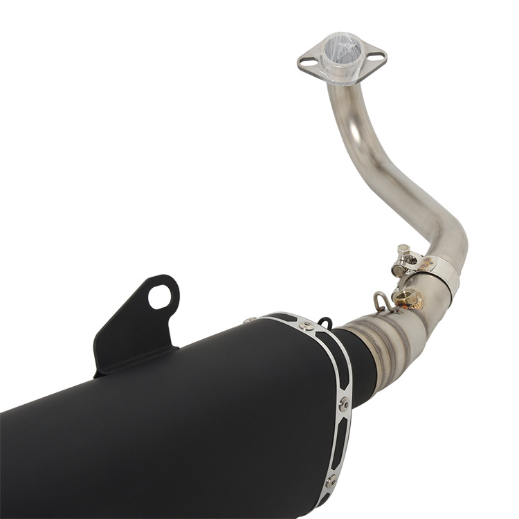 Antorcha de fuego adecuado para la motocicleta scooter XMax 250 300 tubo de escape sección frontal cola sección 17-22 años