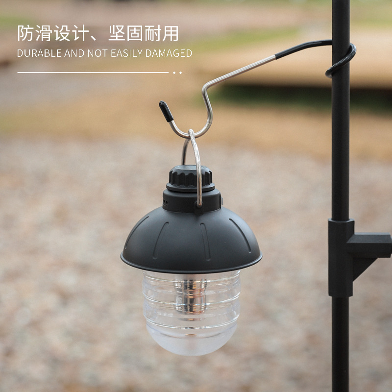 跨境户外挂钩强力挂扣灯钩帐篷旋铁扣天幕固定露营灯猪尾巴挂钩