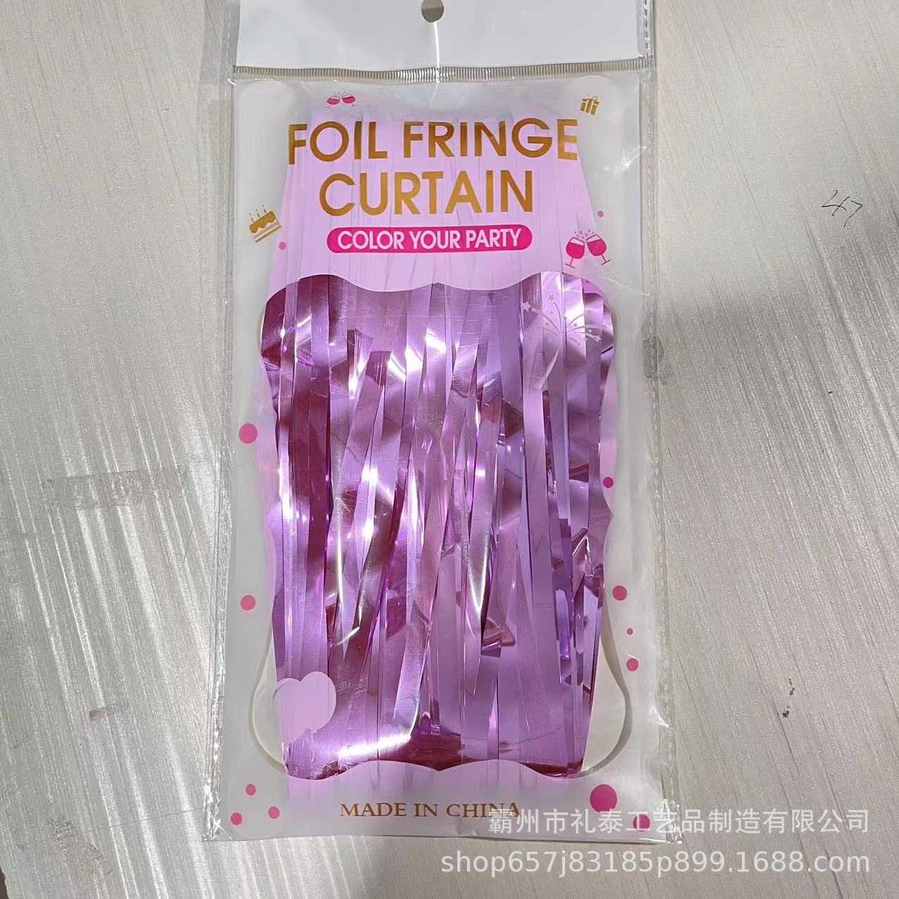 1*2 M 1,6 seda gruesa ordinaria brillante lluvia cortina de seda borla boda Fondo joyería