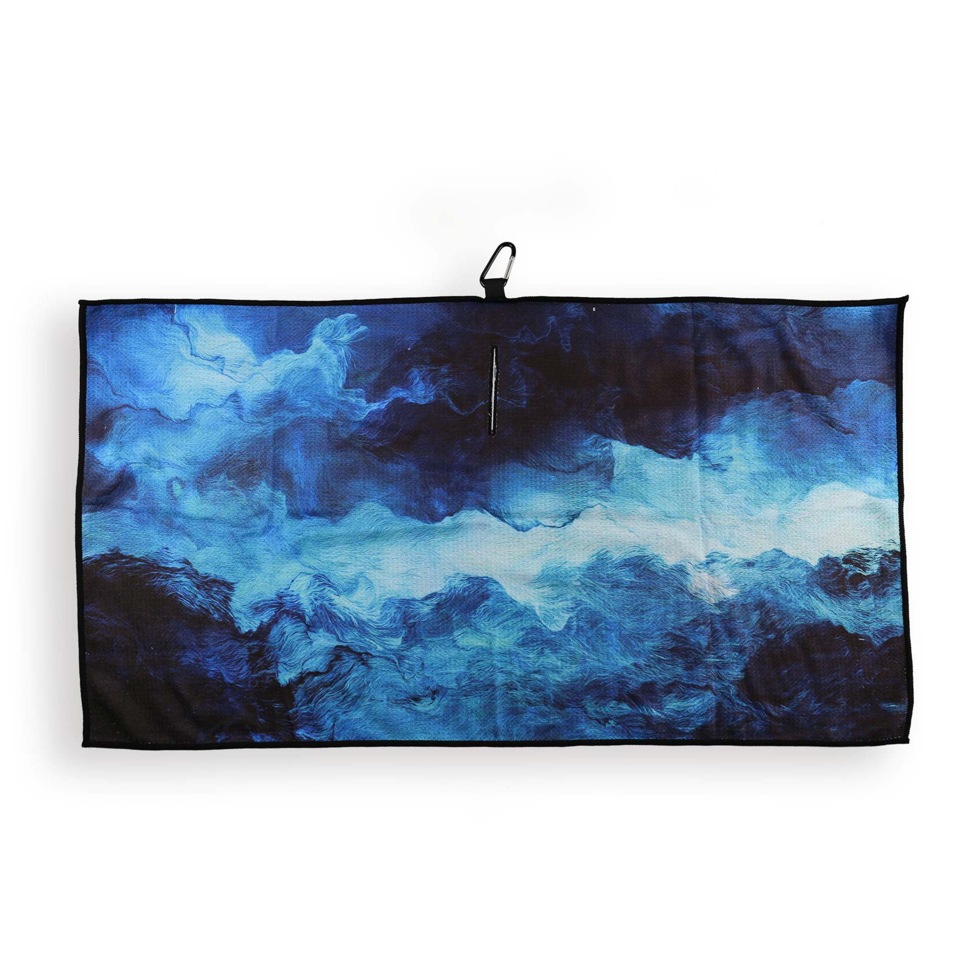 高尔夫纤维毛巾高尔夫配件华夫格菠萝格高尔夫巾跨境电商一件代发