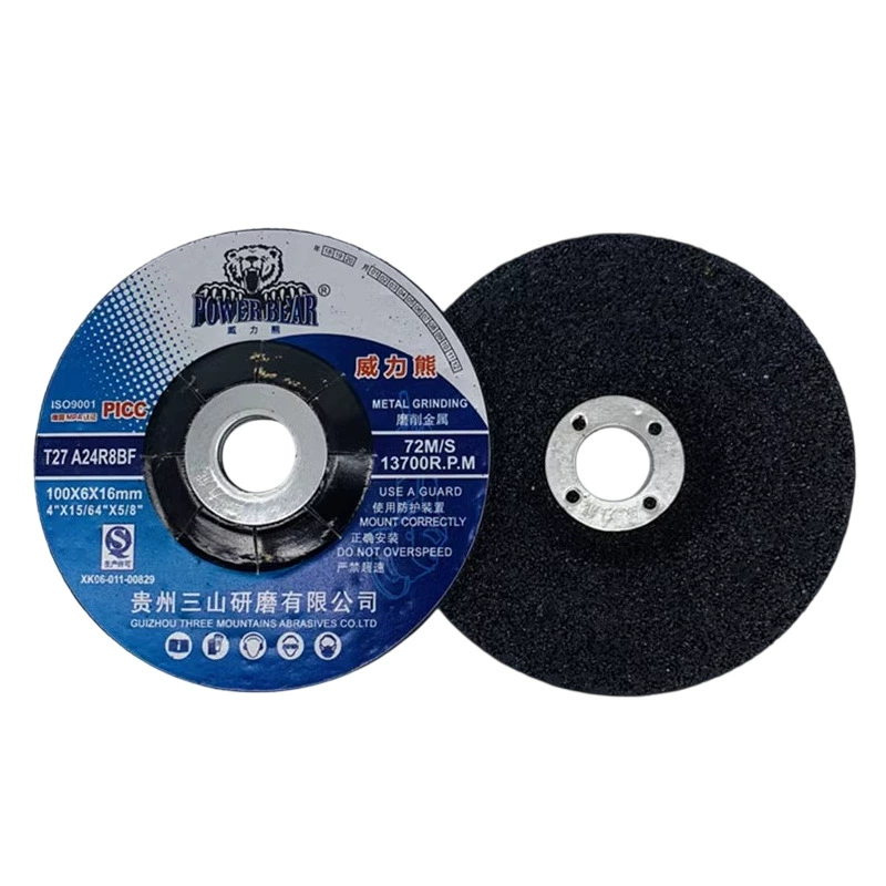 Powerful bear corner mill 100x6x16 angle grinding machine metal stainless steel resin sand wheel grinding polishing film grinding sheet