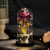 24K Spend eternity Winnings rose Lampshade Christmas Gold foil Tanabata Festival birthday gift senior Artificial Flower