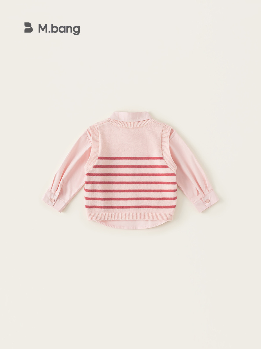 Yoobao ropa infantil de niñas primavera ropa de niñas 2025 nueva ropa de niñas primavera y otoño chaleco de niños dos piezas