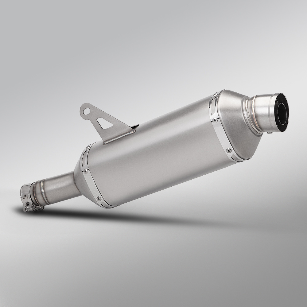 Chunfeng 450Sr Nk Original Interface Integrated Mid-Section and Roman Tail-Section Exhaust Pipe for Motorcycle 450Mt Modification