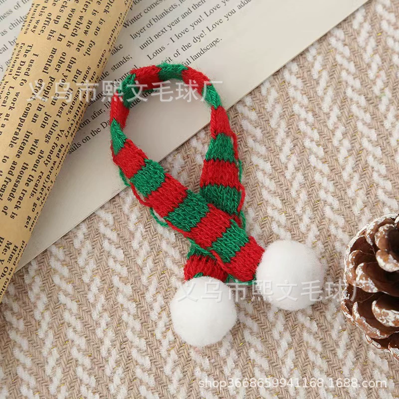 Small hat, scarf, doll, decorations