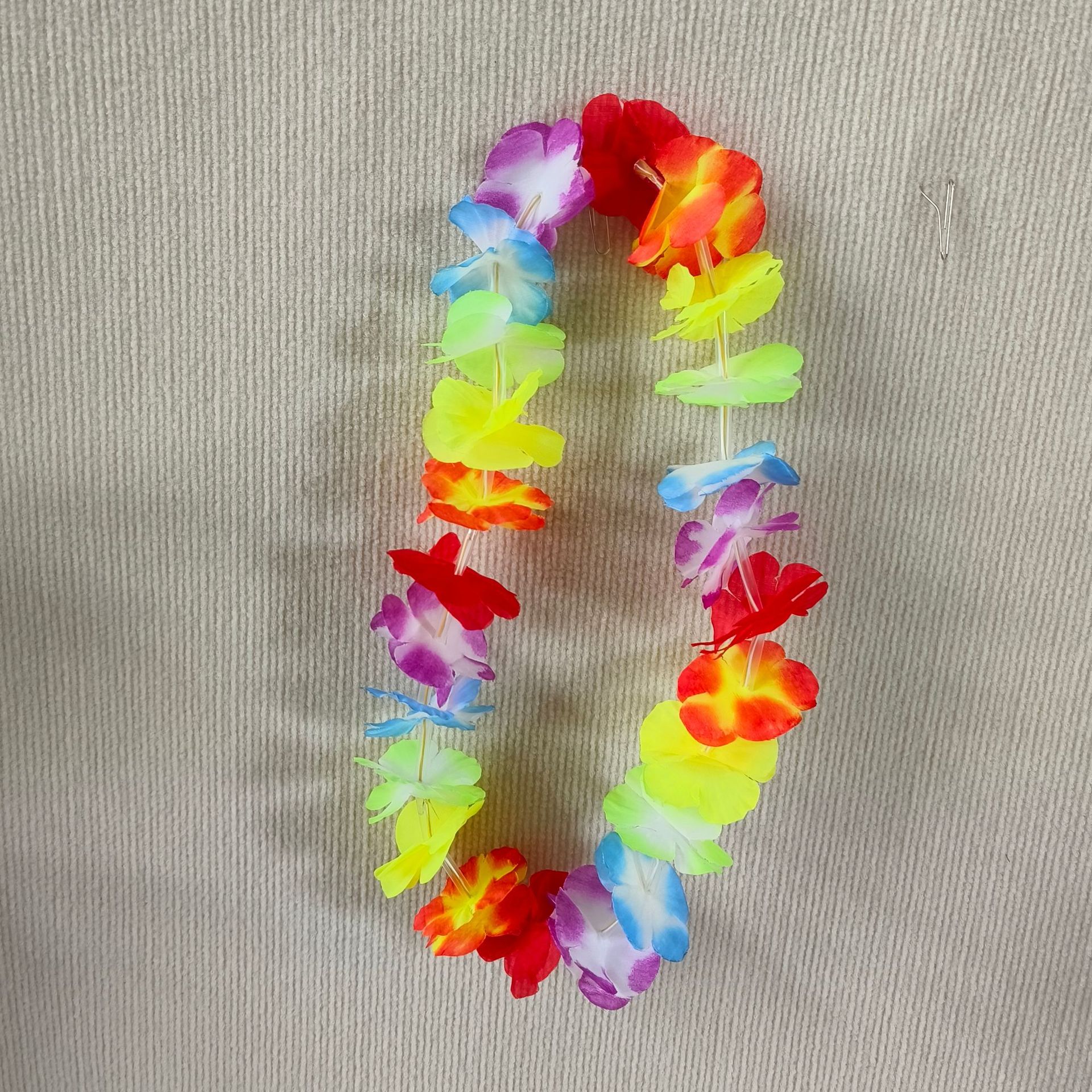 Hawaiano transfronterizo hula party LED iluminado gran guirlanda de vestir accesorios de eventos festivos collar de pétalos