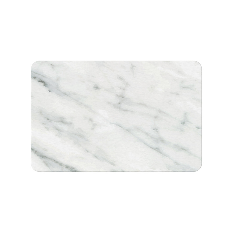 Alfombrilla de Ducha de Diatomea - Diseño de Mármol, Dura, Antideslizante y Absorbente