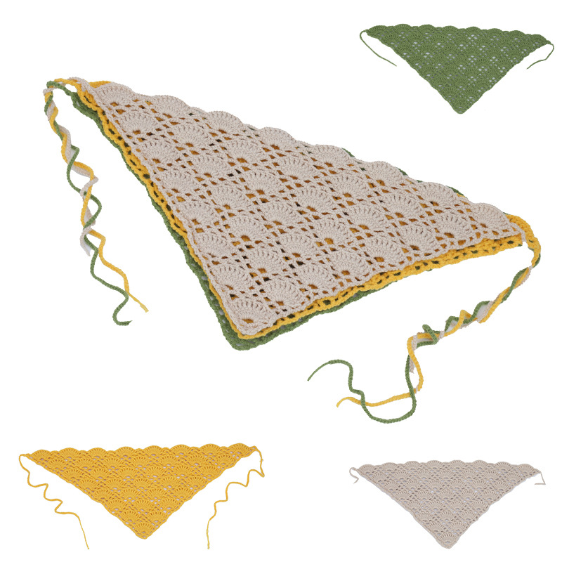 钩针材料包发带精纺编织装饰品手工礼品diy跨境新款针织材料包