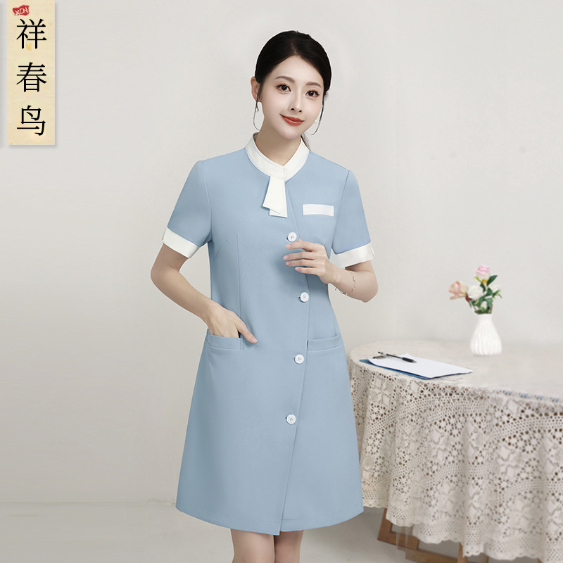 Xiangchunniao Medical Beauty Industry Work Clothes Dress Physical Examination Beauty Salon Dental Oral Pharmacy Front Desk Reception Nurse Uniform