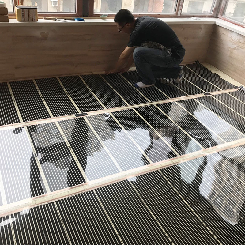 韩国石墨烯地暖电热板家用电炕瑜伽馆地热加热膜电热膜