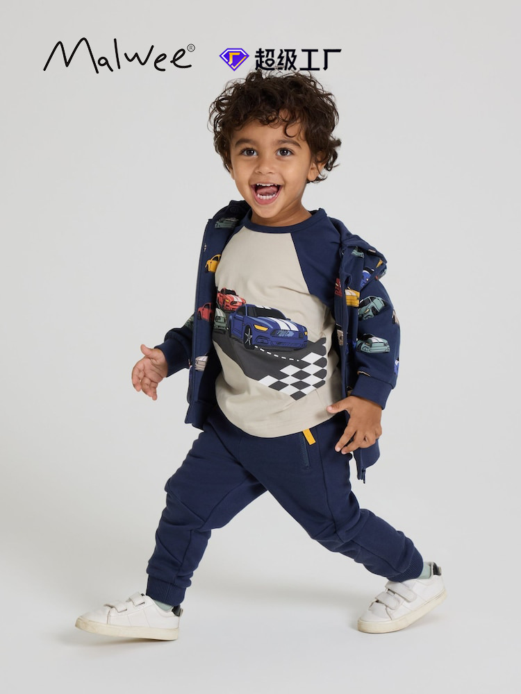 Camiseta de niño malwee transfronteriza otoño e invierno nueva camisa de fondo para niños europeos y americanos cuello redondo camiseta casual de manga larga