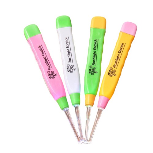 New Japanese-style illuminated ear spoon baby children's ear spoon infant ear scoop with light for ear cleaning