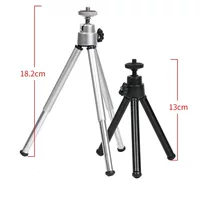 Small handheld tripod, digital CCTV camera, phone holder, projector, clips included