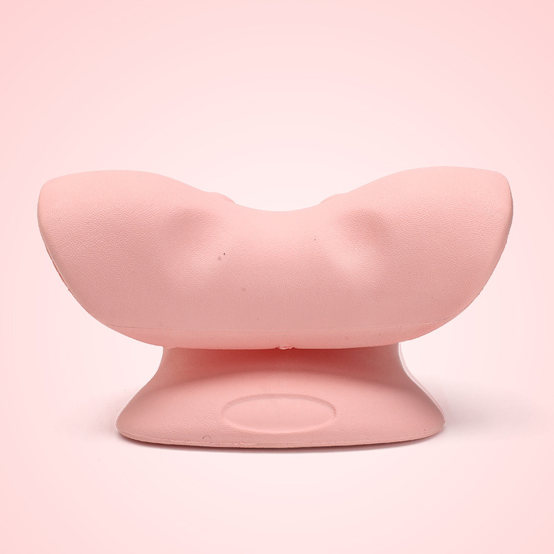 핑크 플랫 혼 베개