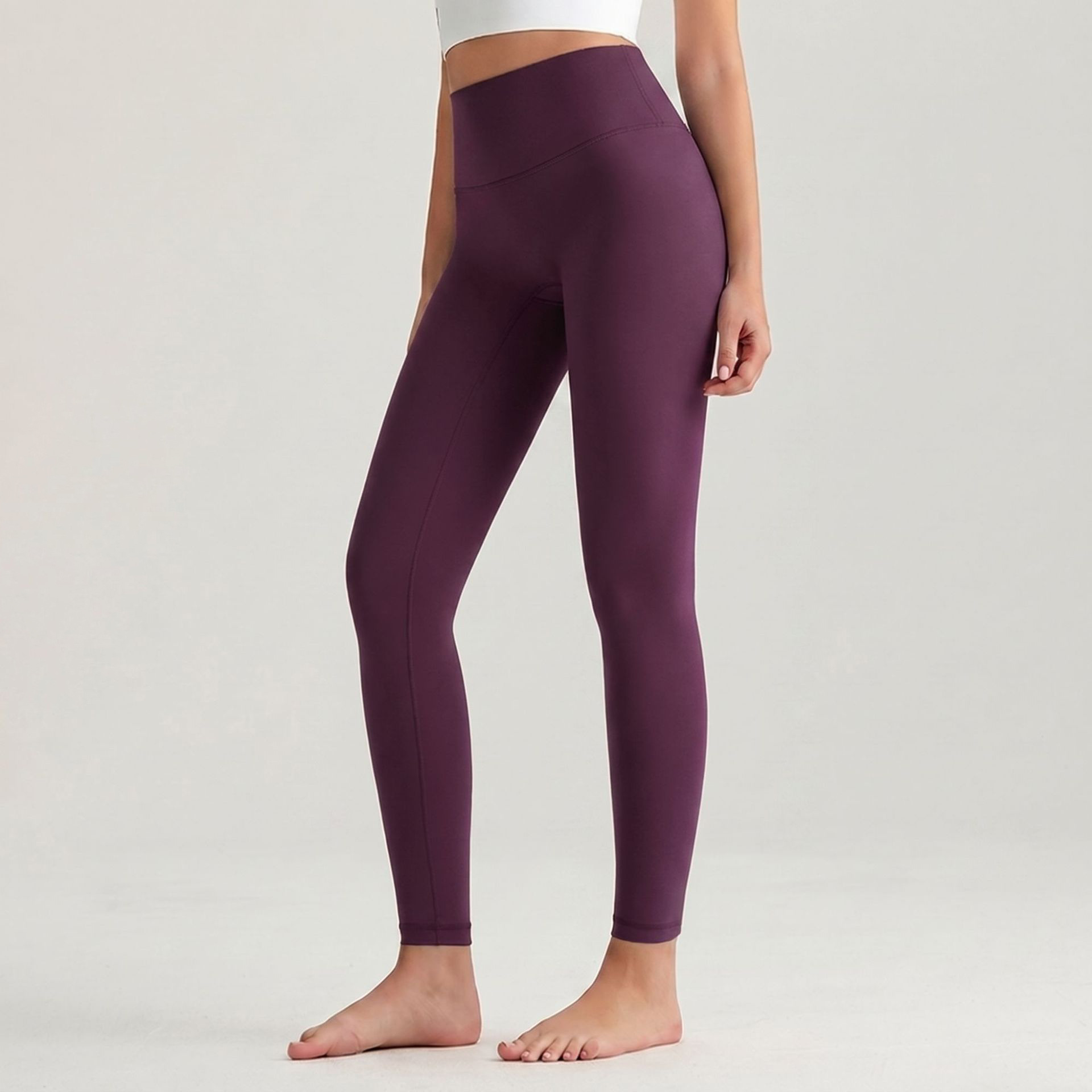 Nuevos pantalones deportivos de yoga para mujer, de cintura alta, elásticos, con efecto levanta glúteos, ultra suaves, con sensación de segunda piel, ideales para correr.