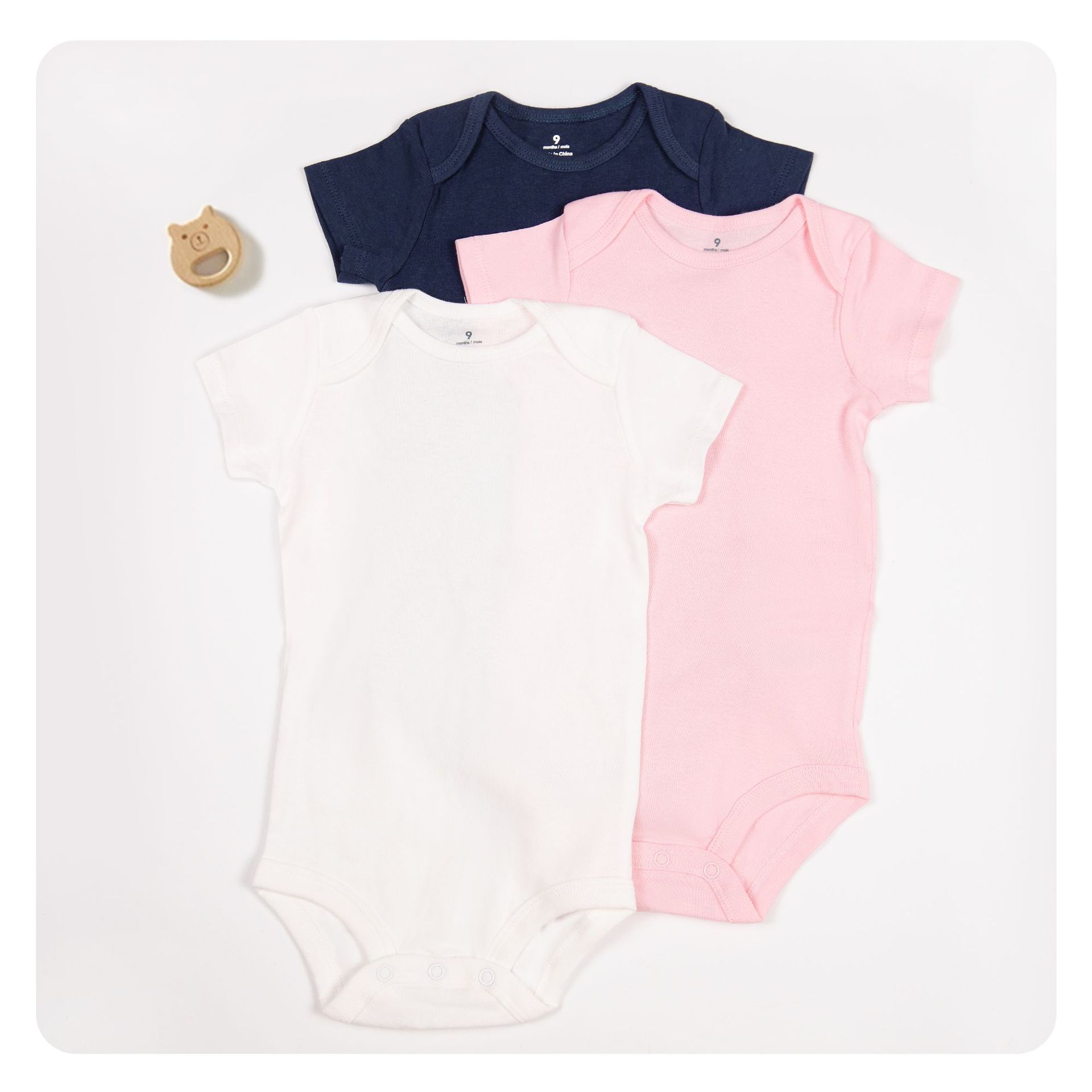 Cross-Border Wholesale Baby Romper Newborn Clothes 0-1 Year Old Ribbed Pure Cotton Jumpsuit Baby Short Romper Short Sleeve