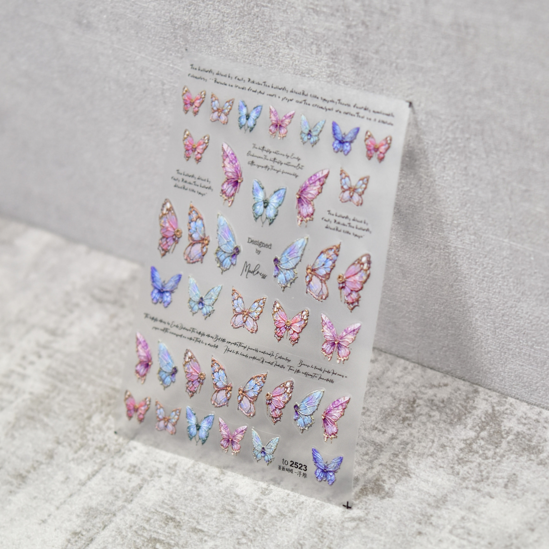 Style Simple Papillon Nail Sticker Nail Sticker 1 Pièce display picture 11