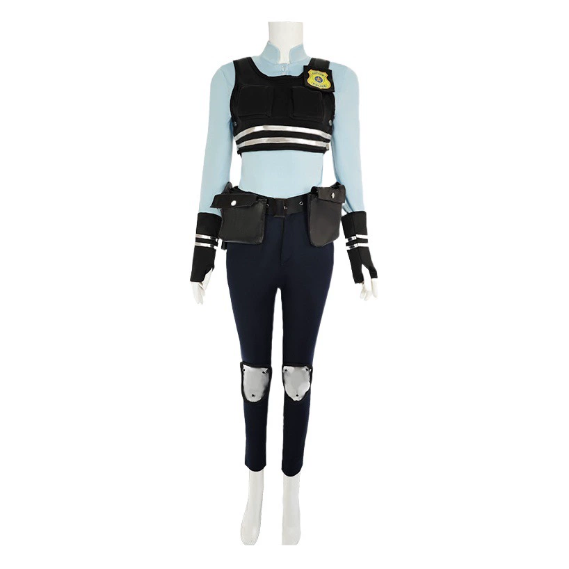 Костюм на Хэллоуин: кролик-полицейский Джуди из Зоотопии, косплей для комикс-конвеншн, аниме-выступлений, комплект