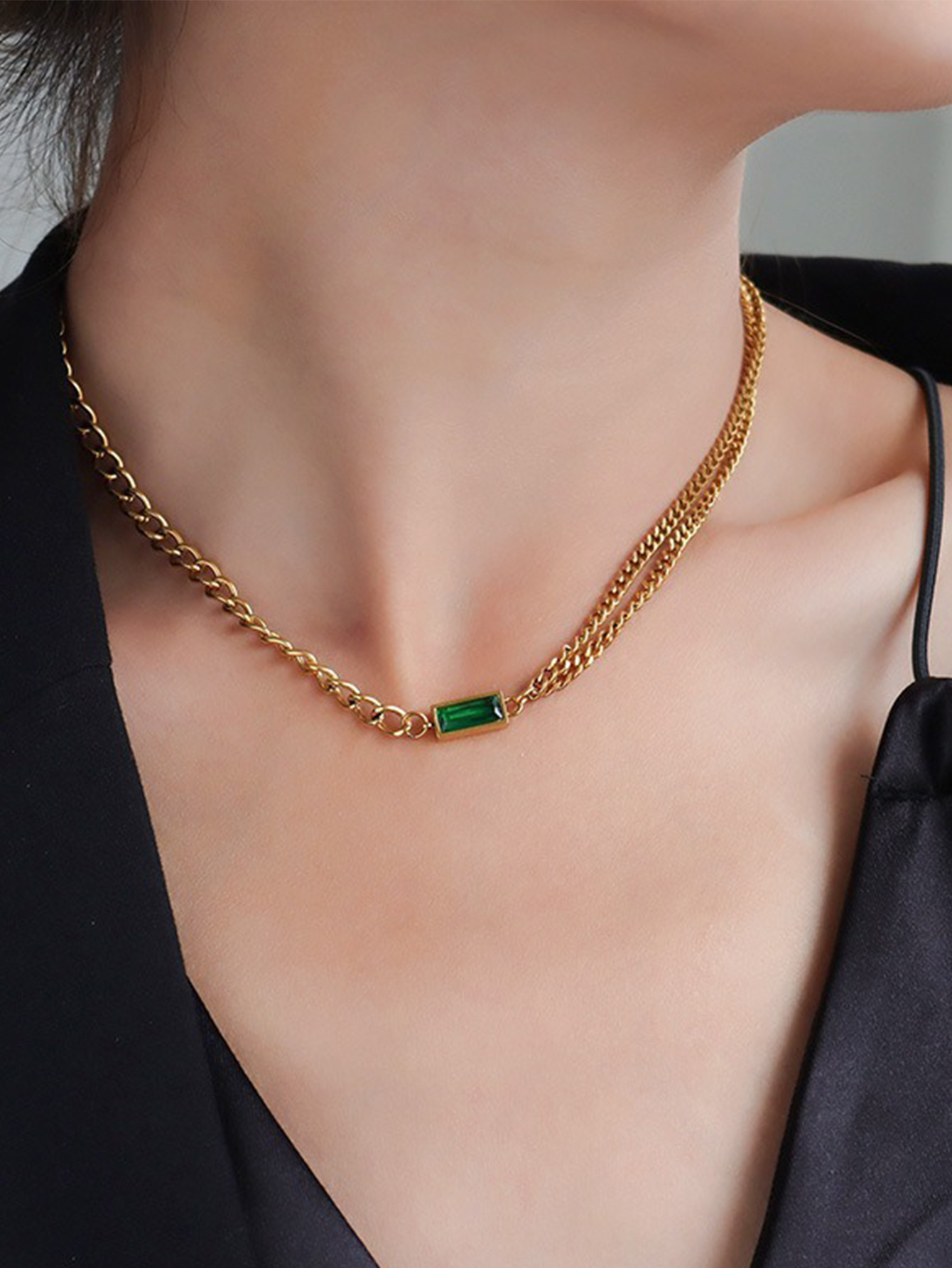 Nuovo set di orologi da donna Set di unghie con bracciale, collana e orologio da donna alla moda e versatile_voghion.com