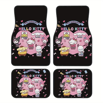 Amazon Temu Dropshipping Cartoon Foot Mats, Avtomobil döşəmə paspasları - fh619-8-3344cm4468cm-two-pieces-each