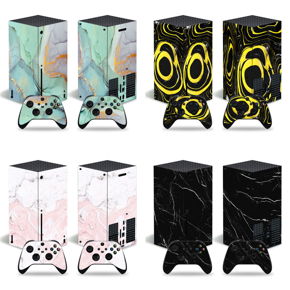 侠士 xbox series x痛机贴 XSX贴膜 手柄贴纸 全身贴纸大理石贴纸