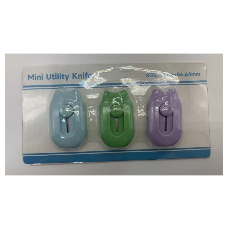 Cuchillo DE ARTE alcancía tamaño pequeño estudiante portátil Express desembalaje sobre cuchillo de corte de papel de oficina estudiante