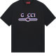 Cross-border ancient GU home high version 25SS new classic belt double G letter printed short sleeve T-shirt men's and women's all-match