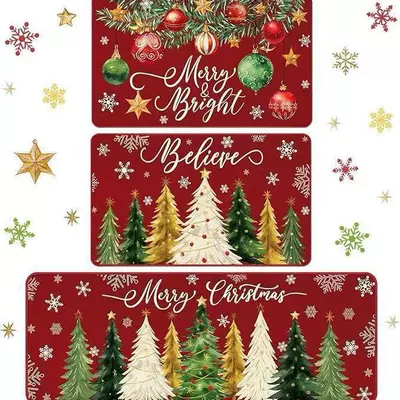Avtomobil döşəmə paspasları, mat, home use long strip dustproof - christmas-6-4060cm-short-style-on-top-crystal-velvet