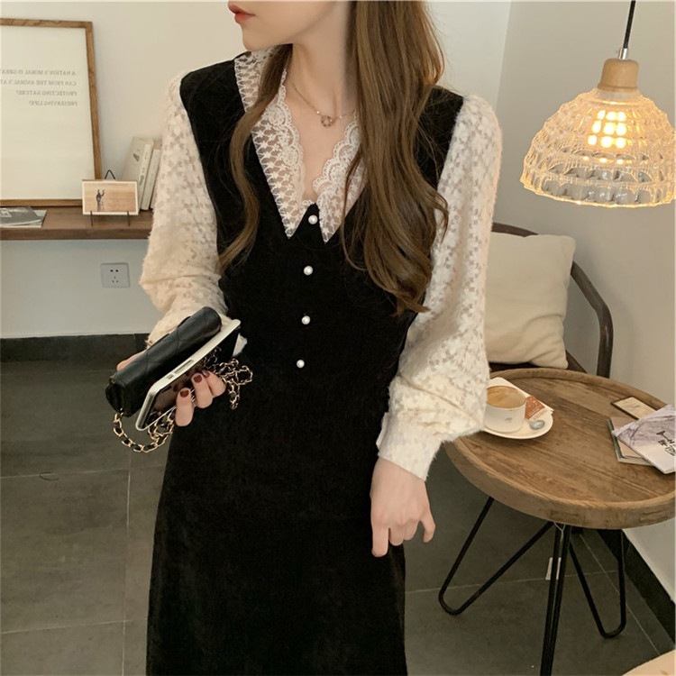 Design elegant demi-season dress