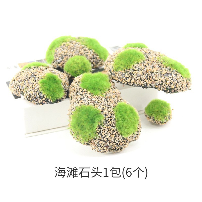 Jardín rocalla paisajismo decoración de resina piedra falsa película de filmación espuma micro paisaje piedra de simulación de musgo