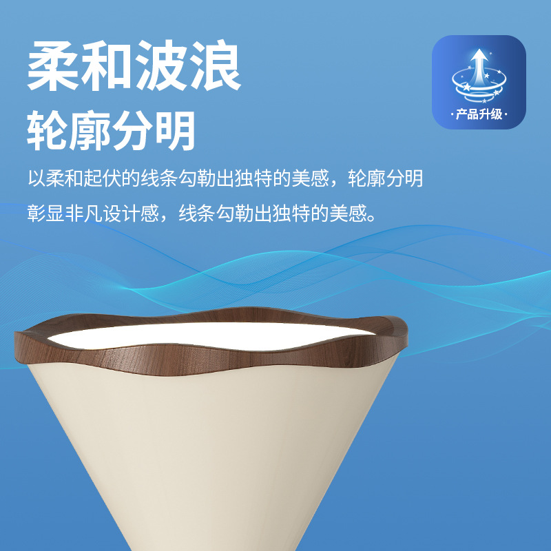 Candelabro de restaurante de estilo antiguo, lámpara LED de protección ocular de espectro completo de viento silencioso de wabi-sho retro, nueva lámpara de mesa de comedor y barra de bar 2025