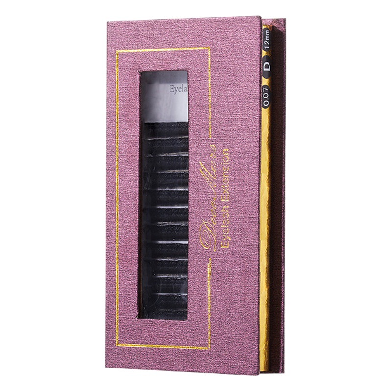 DeceMars trébol de cinco hojas pestañas super suave talón no dispersos floración automática Injerto de pestañas postizas para profesores