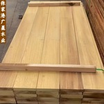 批发柚木古建园林寺庙木圆柱横梁立柱木椽子 户外实木地板挂瓦条