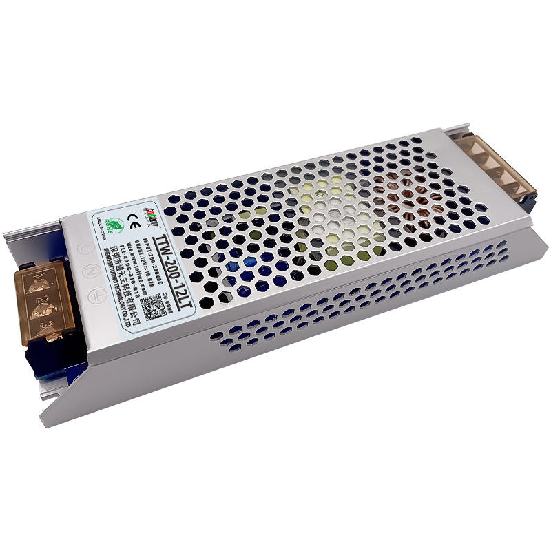 220V转DC12v长条灯箱电源线性条灯开关电源180W/200W静音变压器
