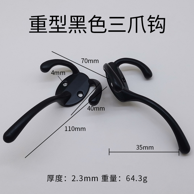 Muebles puerta de cocina trasera gancho pared baño toalla gancho de baño gancho de ropa bronce dorado único