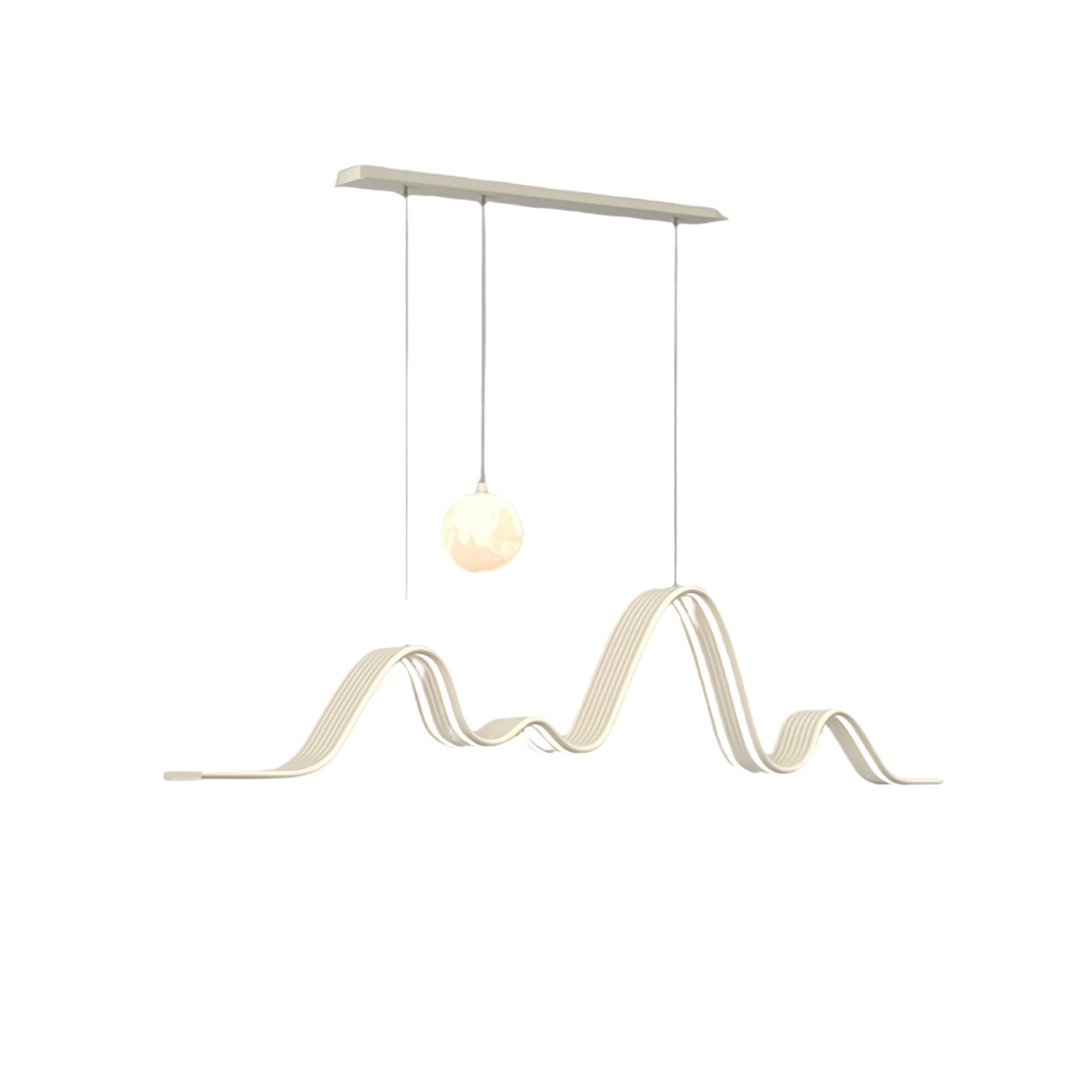 Italiano minimalista lujoso crema de viento restaurante candelabro full-spectrum alta protección de dedos ojos cocina isla mesa de oficina candelabro