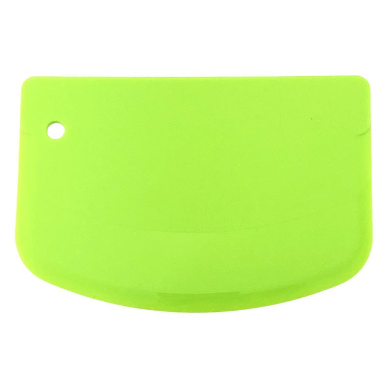Large Plastic Scraper Three-Piece Set Semi-Circular Tool, Cake Scraper, Plastic Trapezoidal Scraper, Thickened, Cross-Border, in Stock