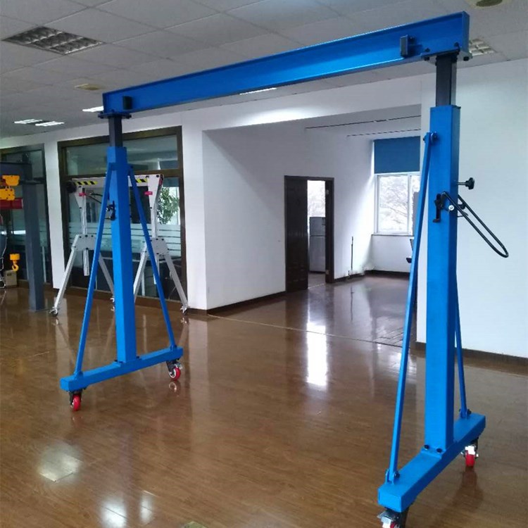 厂家供应简易移动龙门吊 手推移动龙门架1T起重升降手推龙门吊2吨
