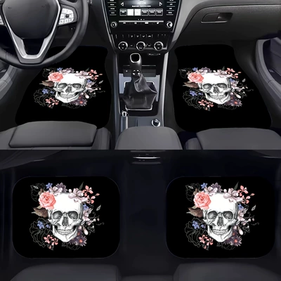 Avtomobil döşəmə paspasları – Dirt-Resistant, Wear-Resistant, Anti-Scratch Mats - x-car-floor-mat-63-3344cm-crystal-velvet-dot-plastic-bottom-two-piece-pack