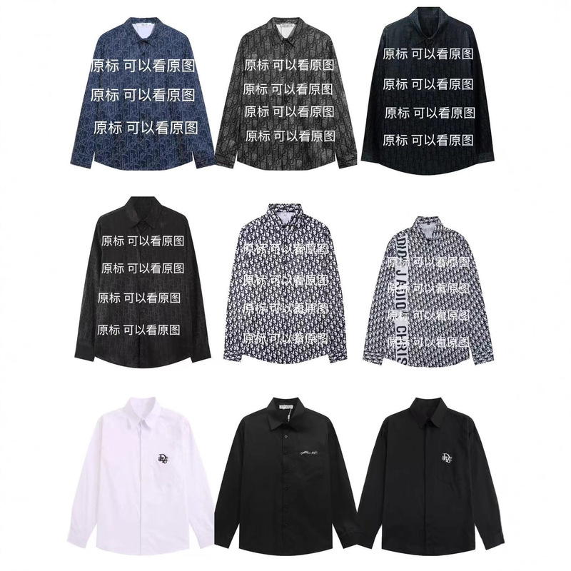 New Di Full Print or Velcro Long-Sleeve Shirt Trendy Ins Loose Top Fashion Brand Shirt Jacket New Di Full Print or Velcro Long-Sleeve Shirt Trendy Ins Loose Top Fashion Brand Shirt Jacket