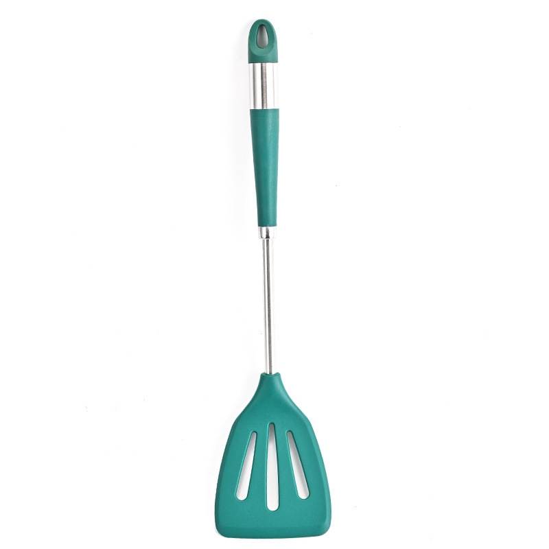 Fábrica de stock de acero inoxidable resistente a altas temperaturas, cocina doméstica, 6 conjuntos de silicona, cocina