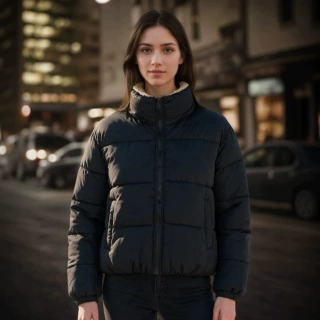 2026新款时尚百搭短款加绒加厚棉服棉衣外套女