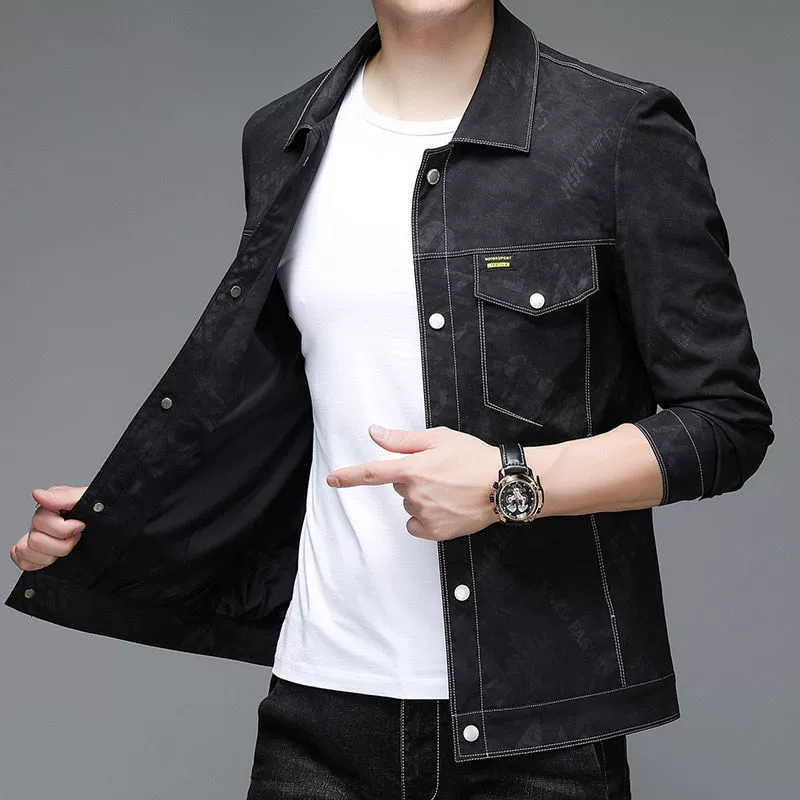 Men's spring autumn jacket, trend set, Korean style