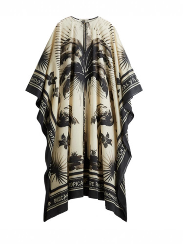 Cross-border European and American 2025 New Autumn Retro Printed V-neck Loose Plus-size Resort-style Dress for Women NQ6019
