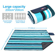 红豆户外绒面PEVA超大野餐垫防潮垫沙滩垫地席防水布加厚可印logo