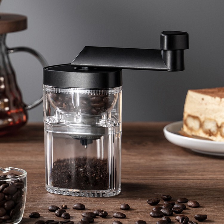 Hand-Cranked Coffee Grinder for Home and Dormitory Use, with Comfortable Handle, Large Bean Container, Portable, Simple for Freshly Grinding Coffee Hand-Cranked Coffee Grinder for Home and Dormitory Use, with Comfortable Handle, Large Bean Container, Portable, Simple for Freshly Grinding Coffee