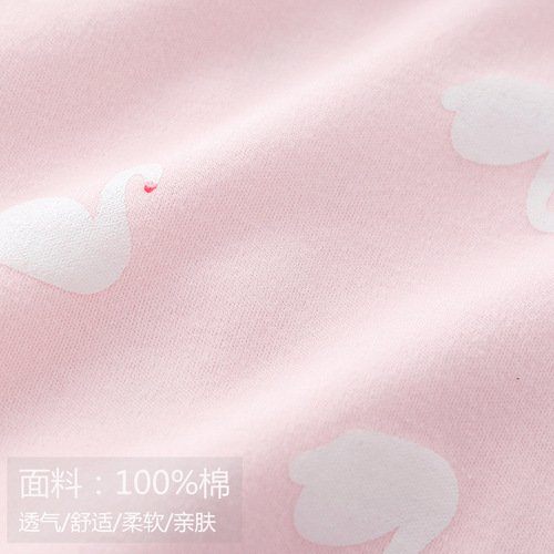 Baby Bodysuit Spring and Summer Pure Cotton Long Sleeve Newborn Girl Baby Pajama Top Baby Summer Footed Crawling Suit