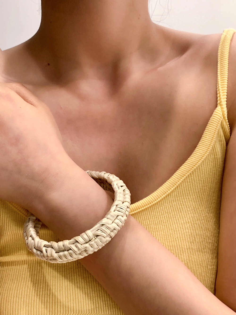 10g Weight Bangle Classification Rattan Chain Material 1 Piece Quantity Holiday, Daily Occasion Rattan Material Ethnic, Solid Color Pattern All Seasons Season Women's Gender Knitting Design Retro, Ethnic Style, Simple Style Style Retro Ethnic Style Simple Style Ethnic Solid Color Rattan Bangles Wholesale 15