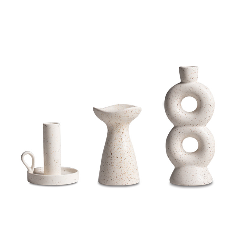 Vaso Portavelas de Cerámica Artesanal y Decorativo para Velas Aromáticas image 5